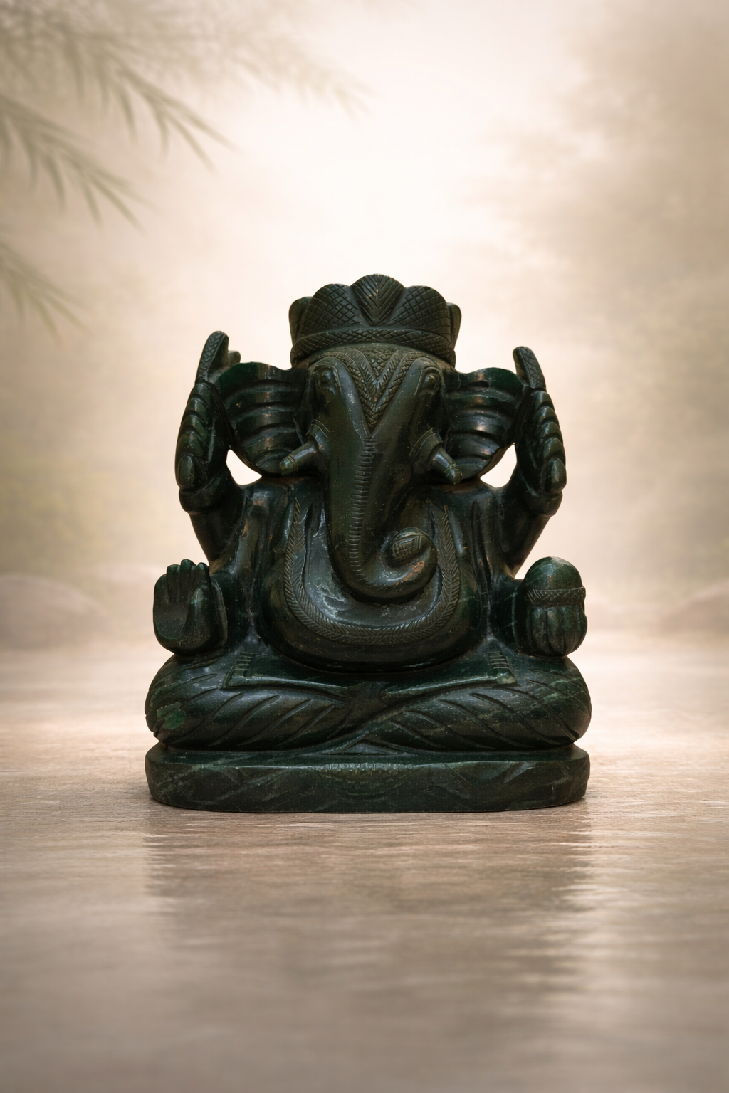 Gemstone Lord Ganesha unpainted