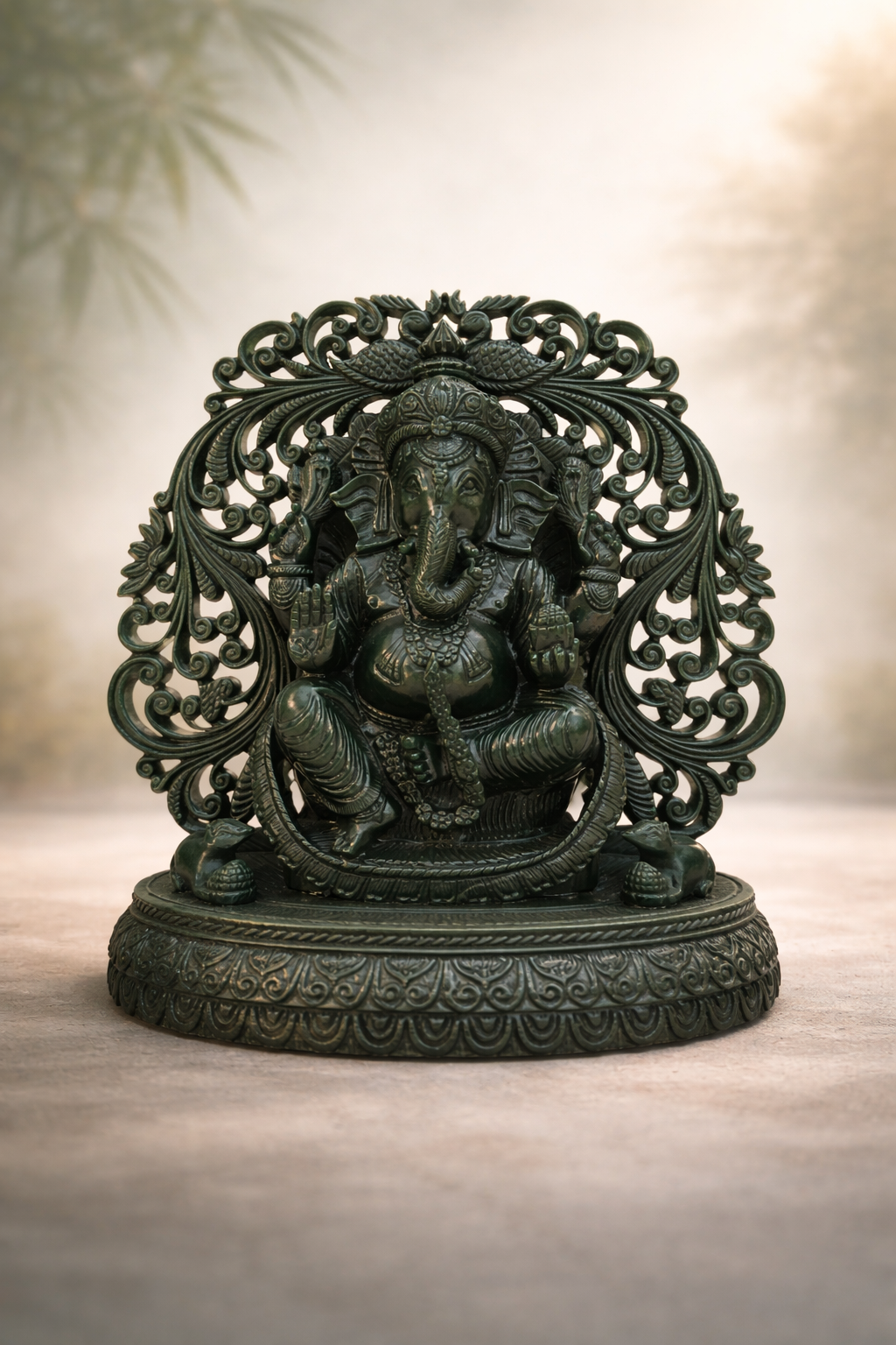 Gemstone Lord Ganesha unpainted