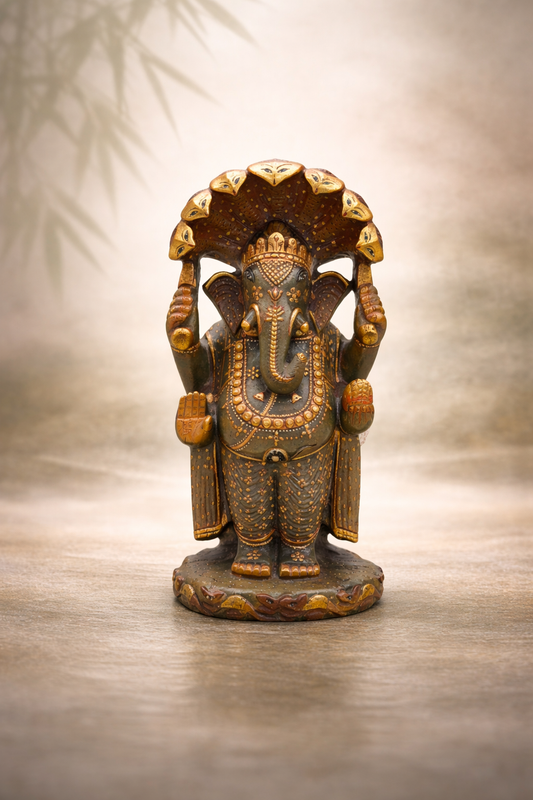 Green Aventurine Ganesha | 19 Inch