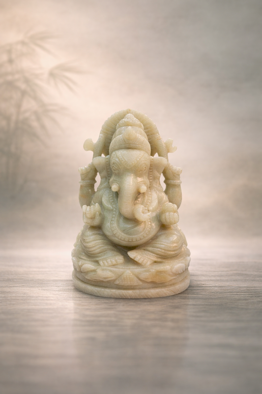 Gemstone Lord Ganesha unpainted