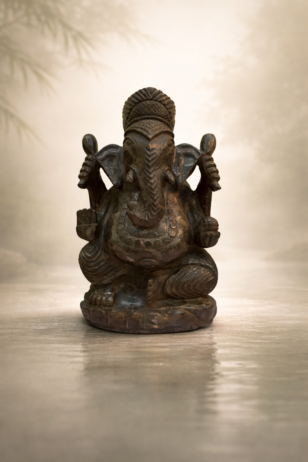 Gemstone Lord Ganesha unpainted