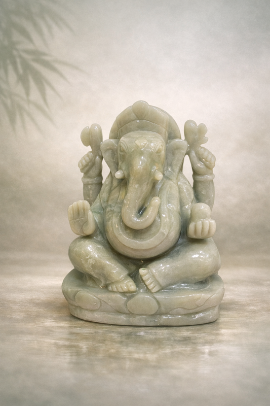 Gemstone Lord Ganesha unpainted