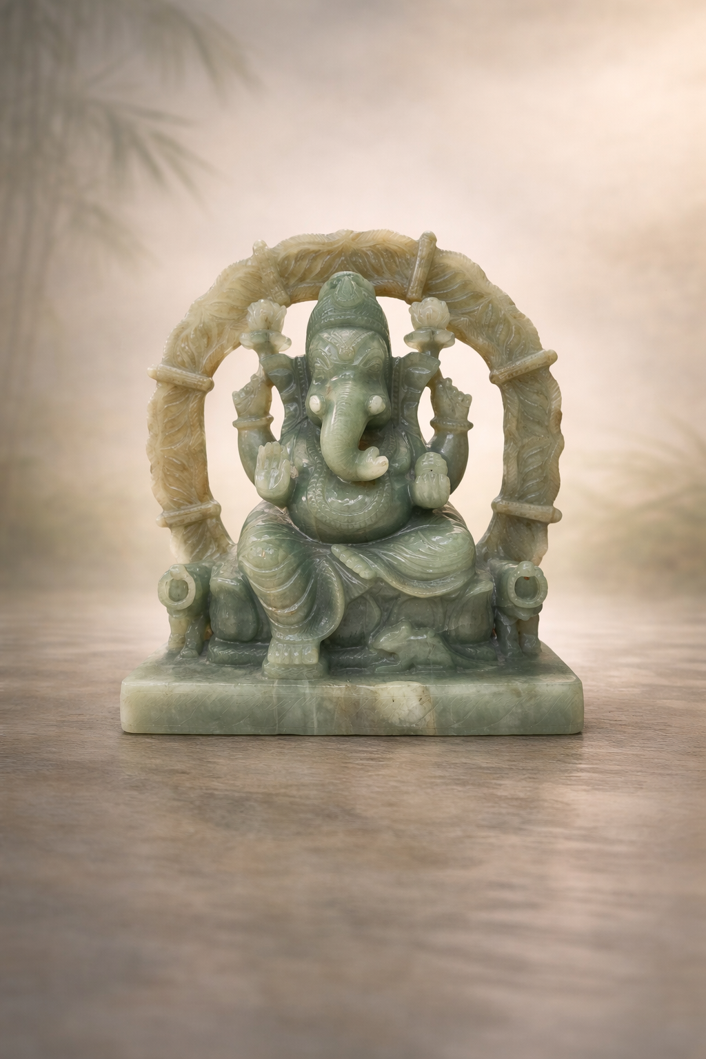Gemstone Lord Ganesha unpainted