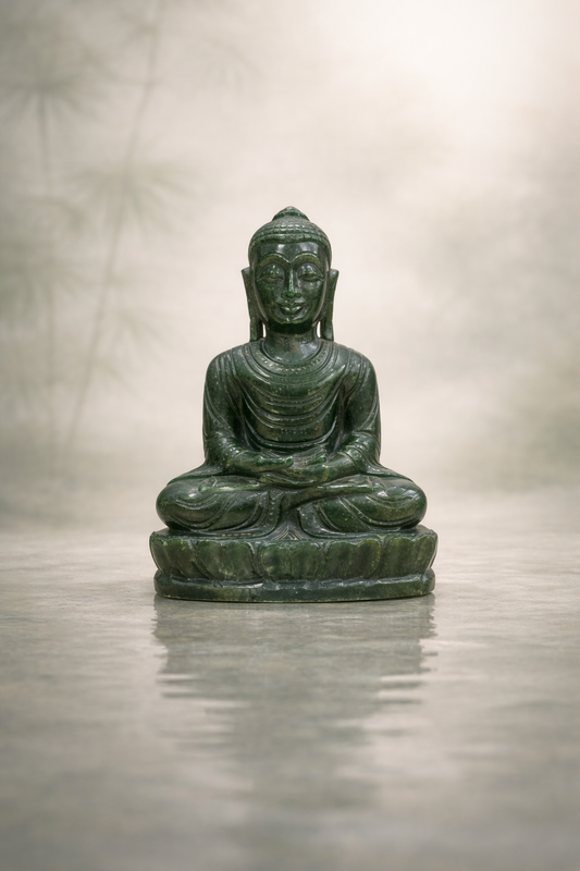 Gemstone Lord Buddha deity